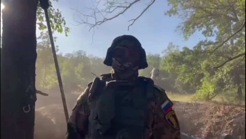 6-й казачий корпус Народной Милиции ДНР отработал залпы из гаубиц 2А65 «Мста-Б»