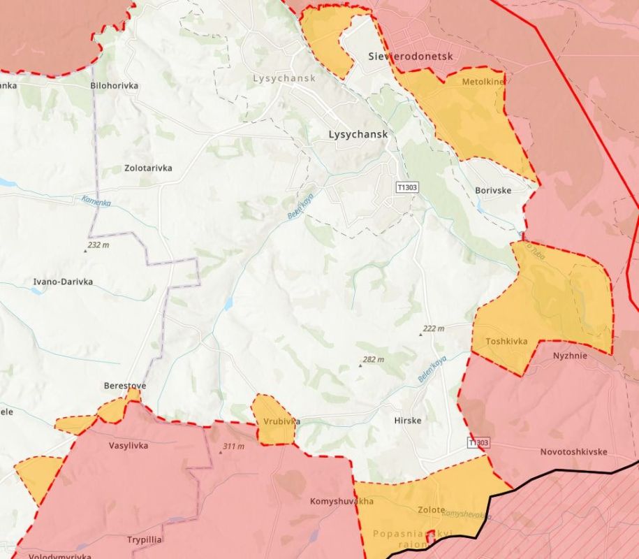 Американский "Институт изучения войны" подтвердил установление контроля ВС РФ над Врубовкой