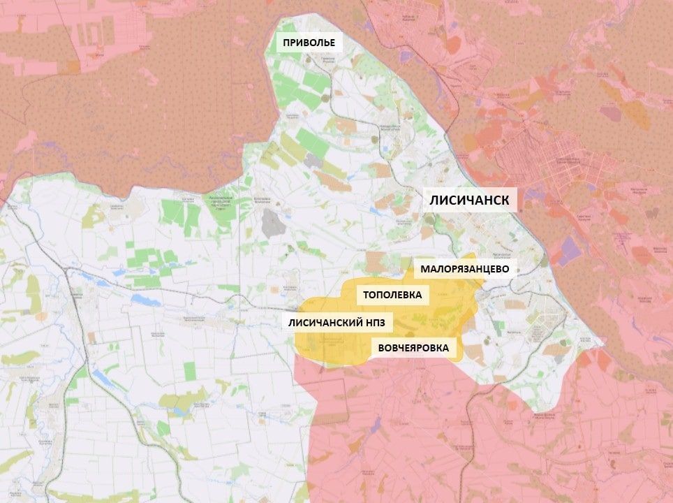 В вечерней сводке генштаб ВСУ сообщает об успехах российской СВО на трех направлениях