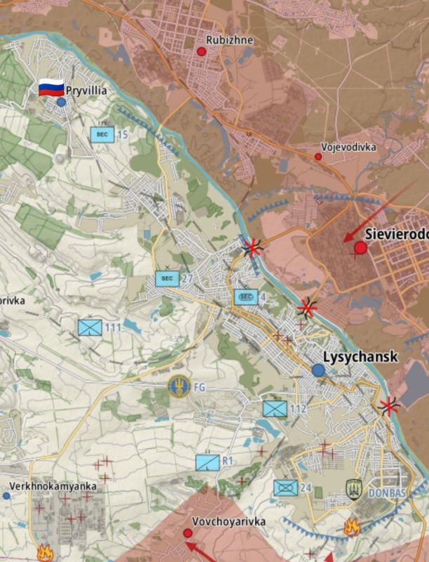 Город Приволье к западу от Лисичанска перешел под контроль ЛНР, сообщает ТАСС