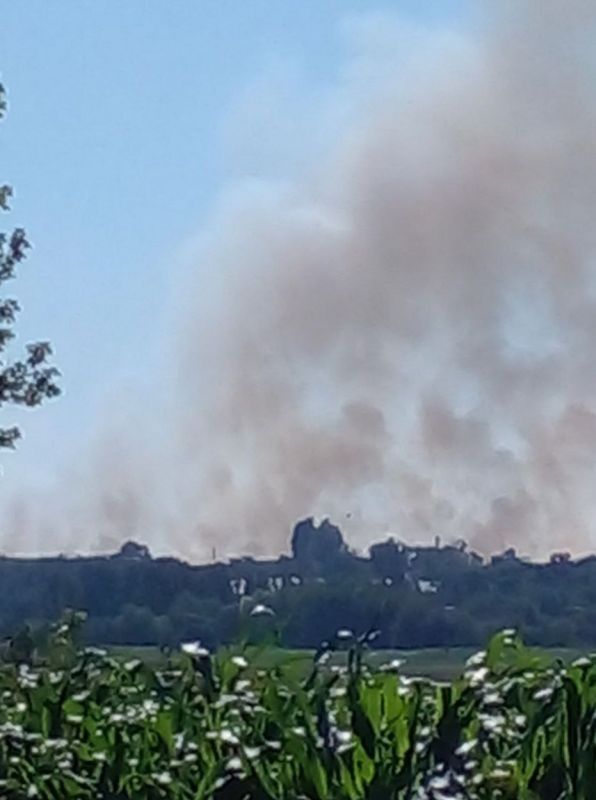 Кассетные прилёты по Александровке