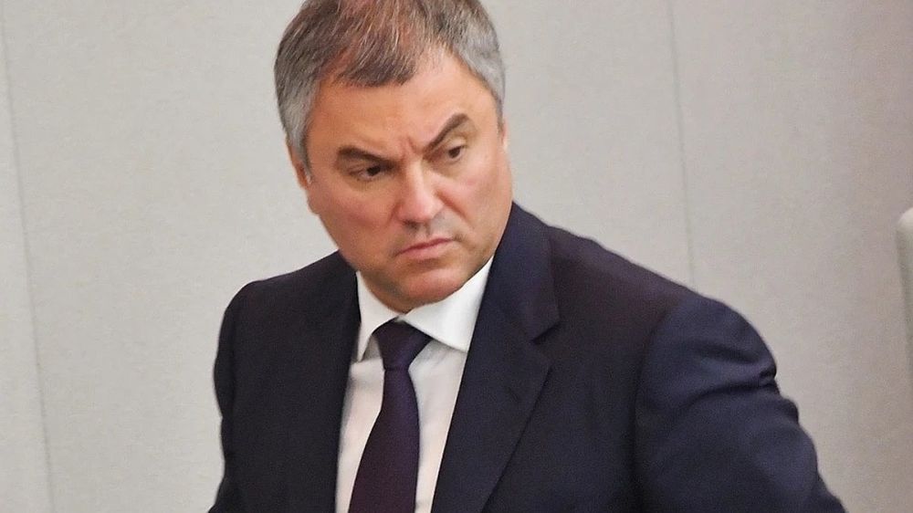 Володин заявил, что отказ Украины от мирных переговоров негативно влияет на сохранение ее государственности