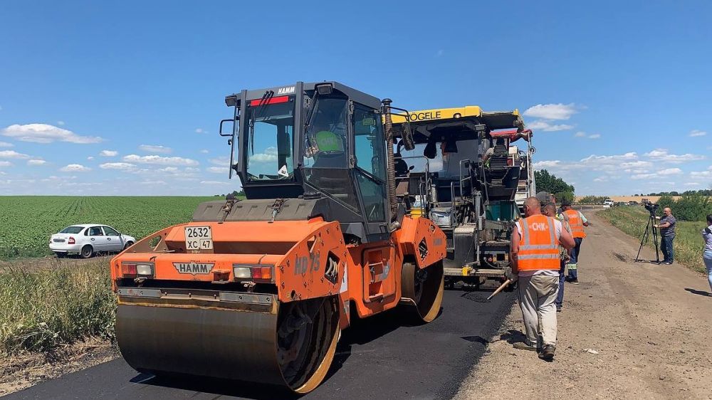 «Луганский автодор» завершает ремонт дороги Свердловск – Червонопартизанск