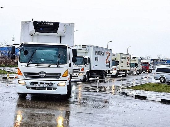 Кубань отправила 50 тонн гумпомощи в Харьковскую область