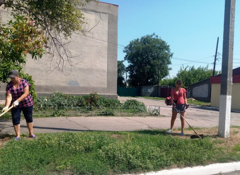 На территории г. Миусинск продолжаются работы по благоустройству города