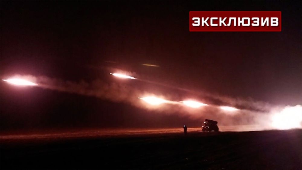 И обрушу неистовый «Град»: кадры ночной работы РСЗО ЛНР по позициям украинских боевиков