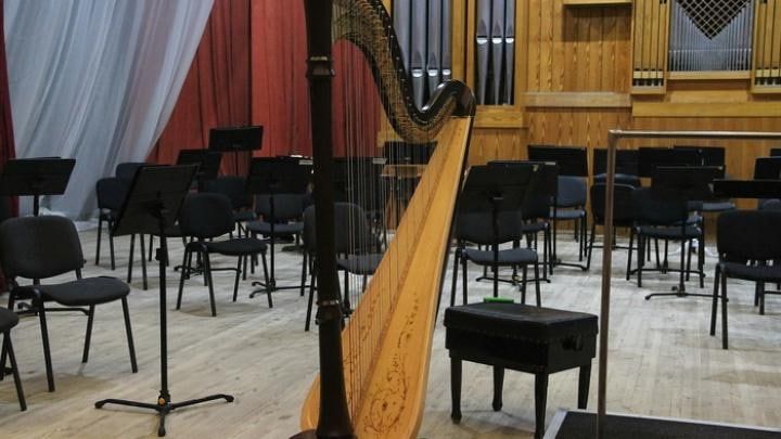 «Росконцерт» передал Луганскому академическому симфоническому оркестру «самую лучшую арфу в мире»