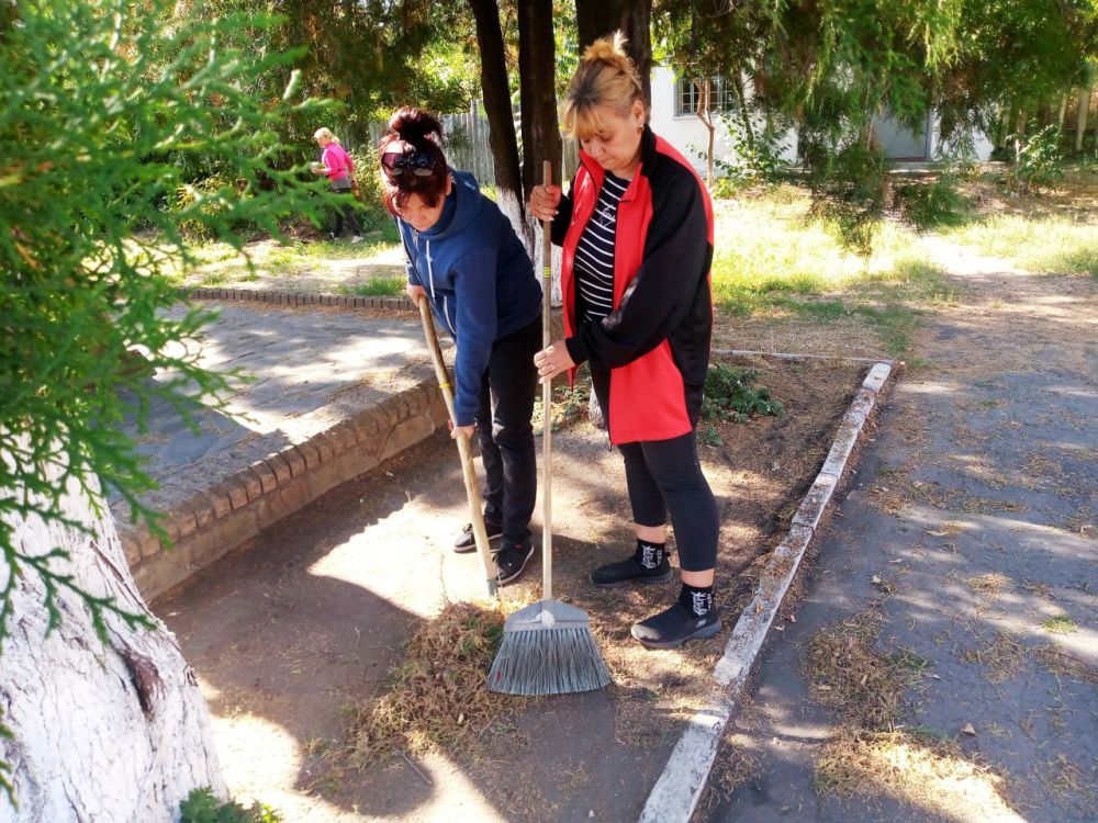 На территории г. Миусинск продолжаются работы по благоустройству города