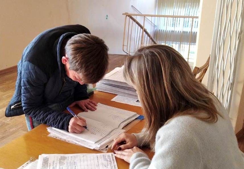 Работа с гражданами в городе Миусинск