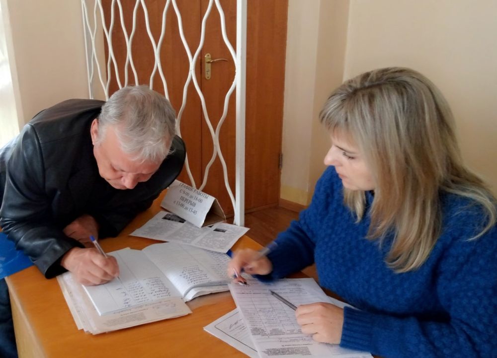 Работа с гражданами в городе Миусинск