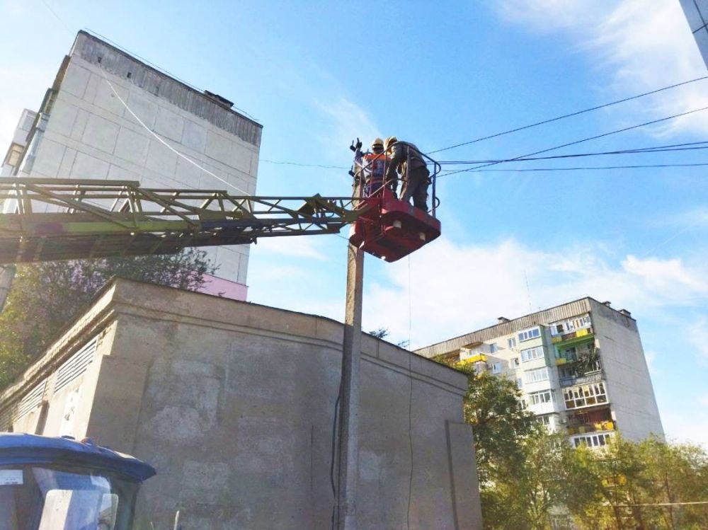 В Северодонецке восстановили 6 километров энергосетей