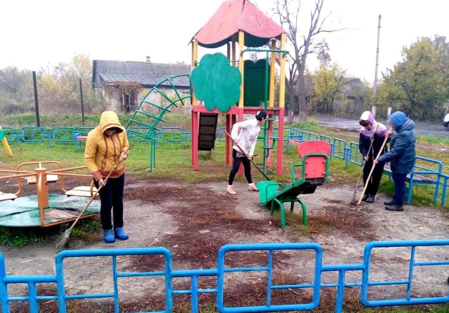 На территории города Миусинск ведутся работы по благоустройству