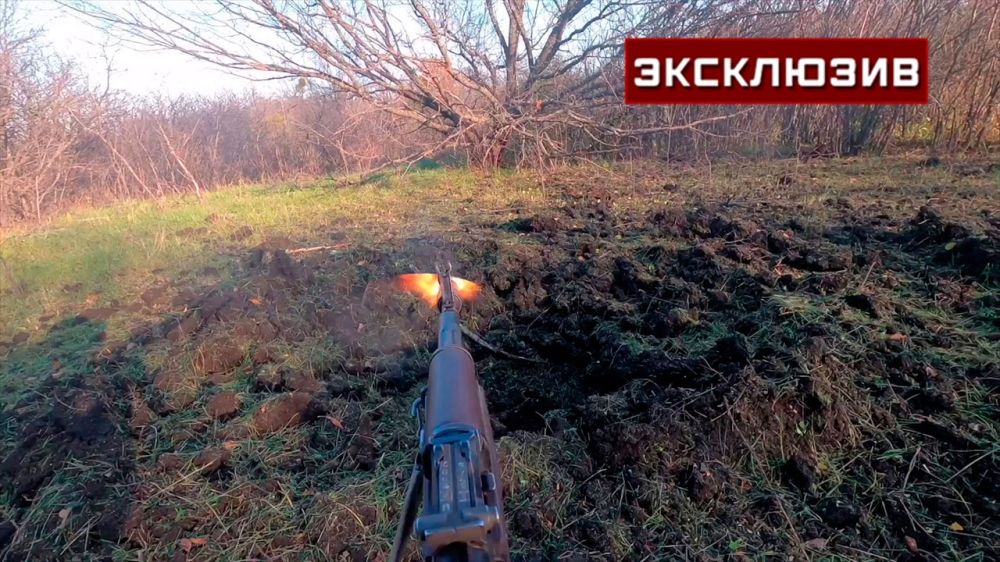 От первого лица: кадры боя российских саперов с украинскими диверсантами