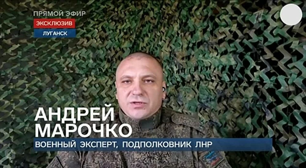 Андрей Марочко: На «Первом канале» рассказал Руслану Осташко @OstashkoNews и Олесе Лосевой о ситуации с обстрелами территории ЛНР, и поведении украинских боевиков