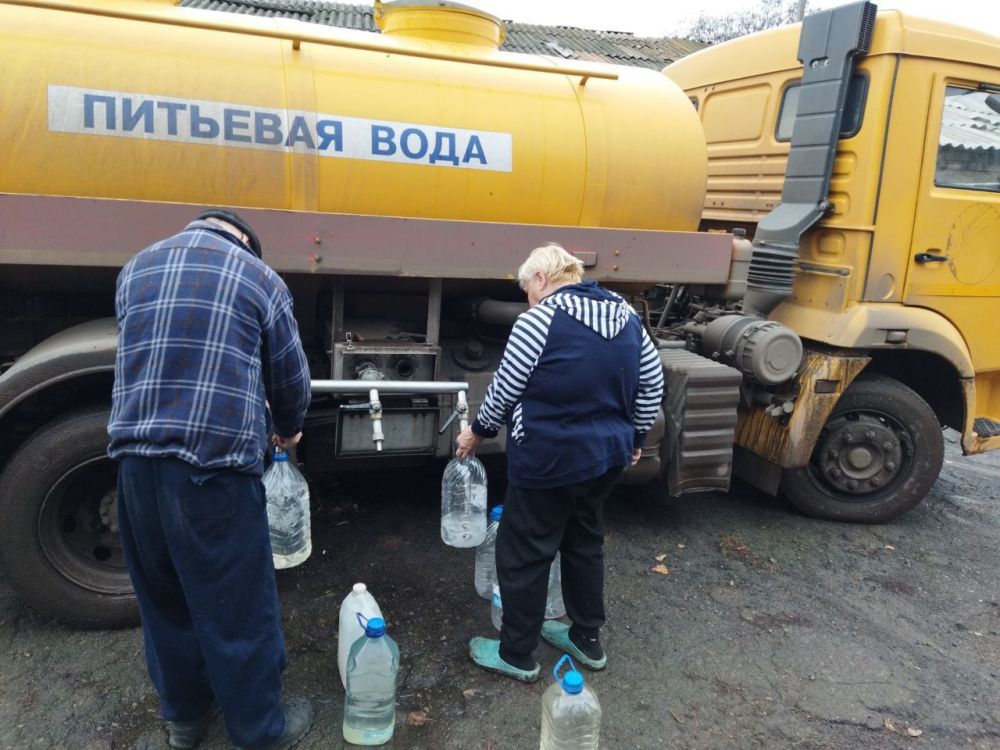 Сергей Колягин: Сегодня подвоз воды был осуществлён в г. Горское, г. Золотое-3 и п. Молодёжный