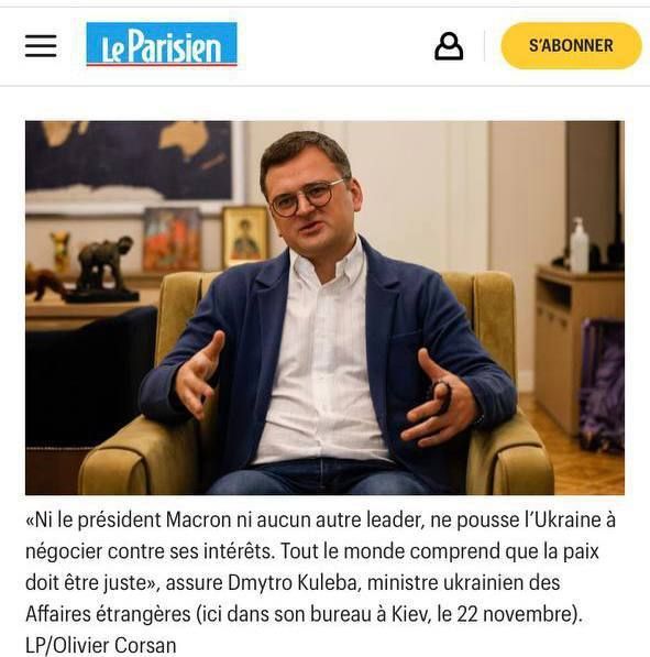 ������ � �������� ����������� ������ Le Parisien �������, ��� ������� ���������� ������ �� ������ ��������, �� � � ������� ������������� ���� �� ������� �����
