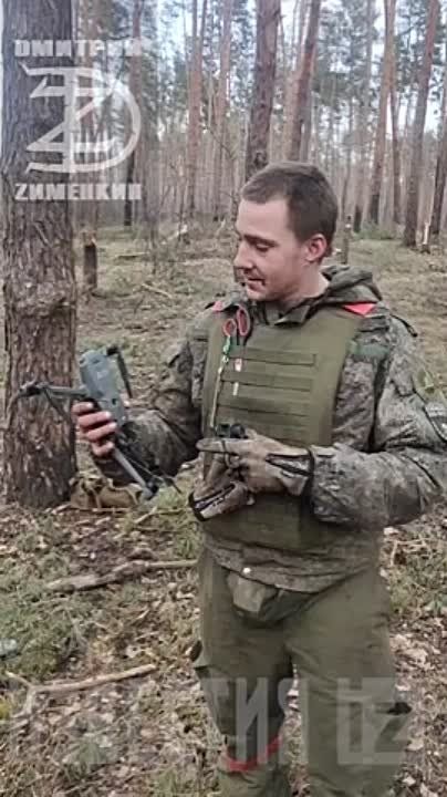 Дмитрий Зименкин: Сбил дрон из пулемета Калашникова!!! Боец из подразделения комбата Аскольда (374 ОСБ) поразил вражеский...