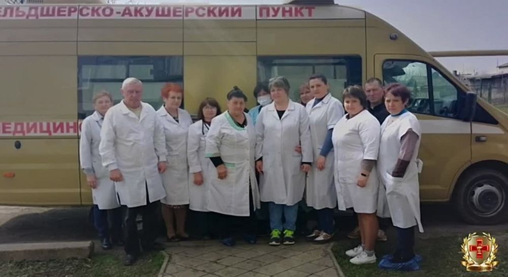 В рамках планового осмотра мобильная бригада ГУ «Первомайская центральная городская многопрофильная больница» ЛНР обслуживает население отдаленных территорий города