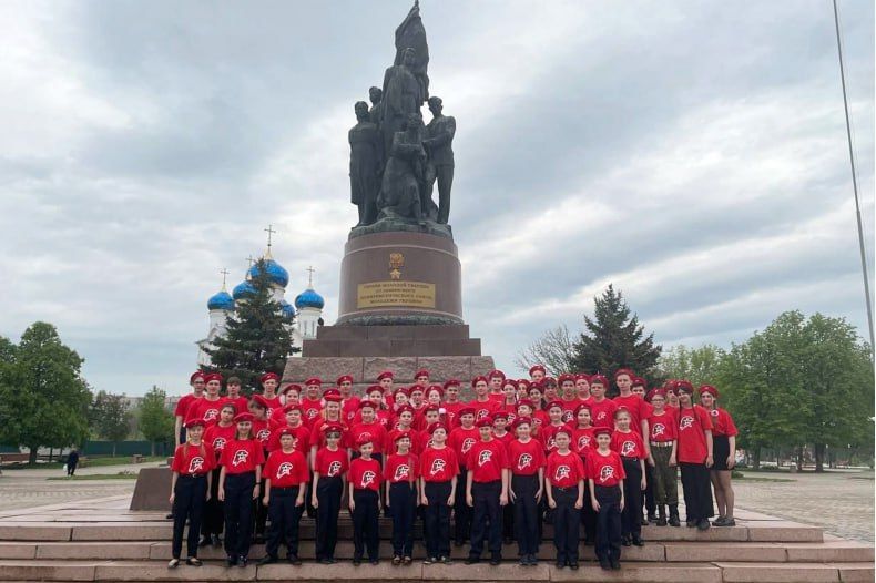 Посвящение в ряды Юнармии кадетов ССШ №8