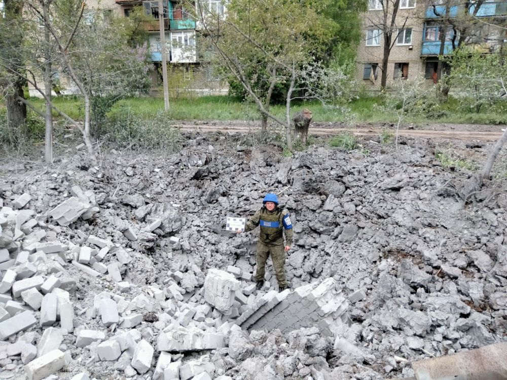 � 04.55 �� ������� ����������� ������������ ������� ������������ ������� �� �.�. �������-1 (���) � ����������� ���� HIMARS (2 ������ ���� M31 GMLRS)