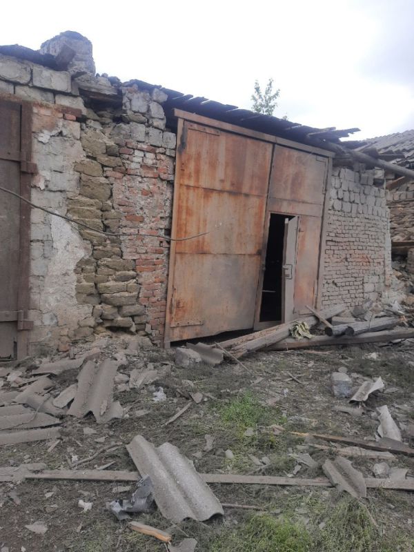 Участок ГУП ЛНР "Лугансквода" в Алмазной пострадал в результате обстрела вооруженными формированиями Украины