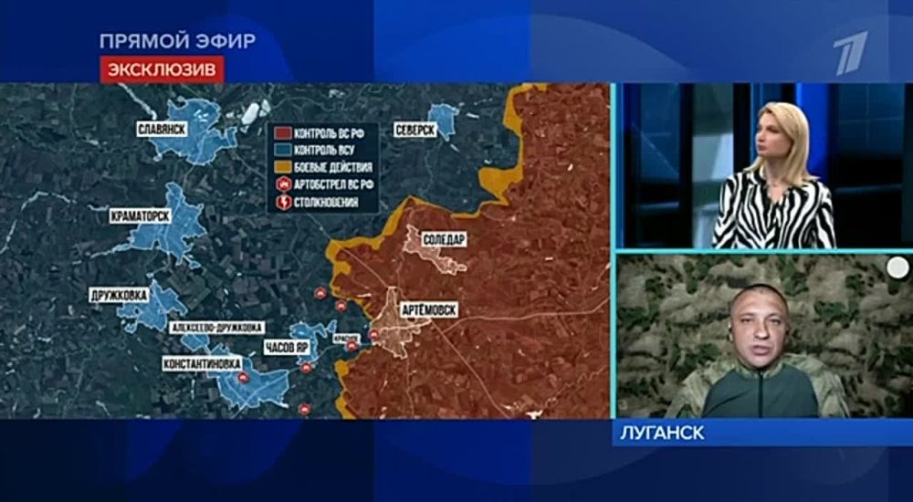 Андрей Марочко: На «Первом канале» обсудили с Русланом Осташко @OstashkoNews и Олесей Лосевой @Losevatalks ситуацию на фронте