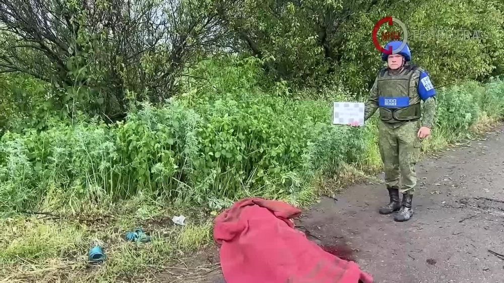 Еще видеофиксация представительством ЛНР в СЦКК последствия удара украинских войск по Алмазной