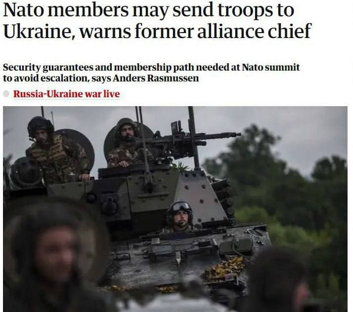Олег Попов: Бывший глава НАТО заявил, что альянс может ввести войска в Украину