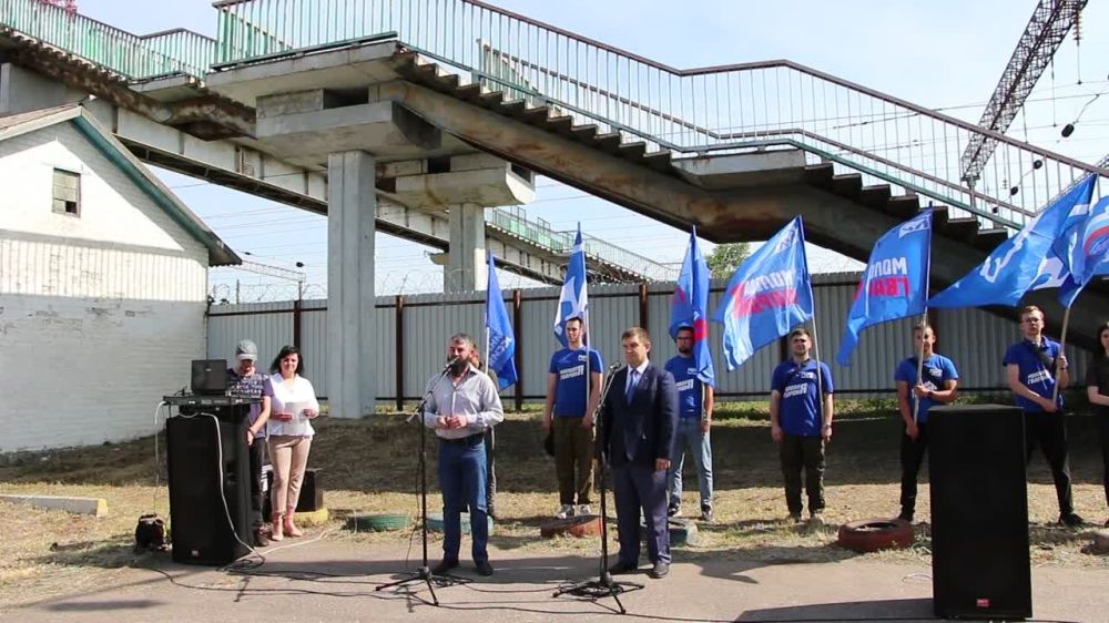 В Меловом состоялось открытие пешеходного пункта пропуска мостового типа «Меловое - Чертково»