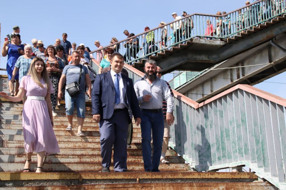 Возобновлена работа пешеходного перехода через железнодорожный мост «Меловое – Чертково» для пересечения административной границы между ЛНР и Ростовской областью