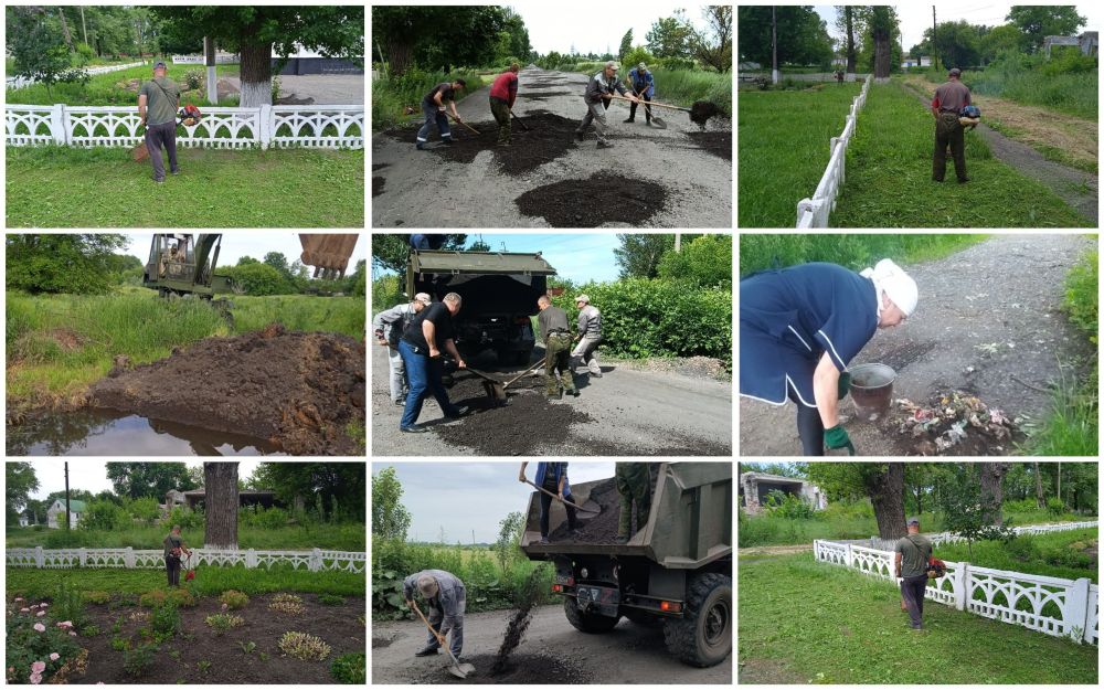 Благоустройство пгт Новодарьевка
