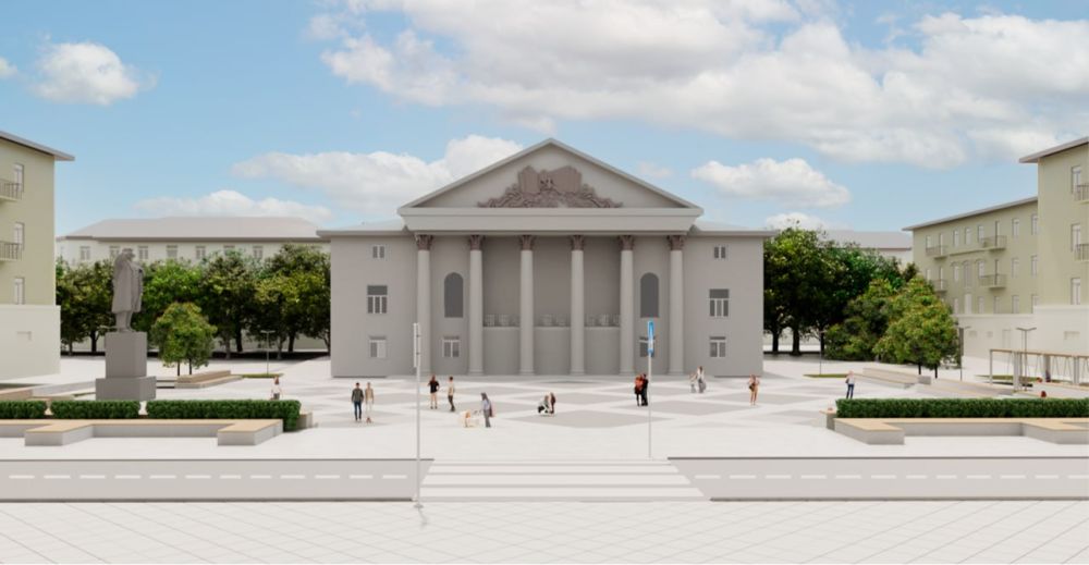 Славяносербский район представил на Всероссийский конкурс лучших проектов создания комфортной городской проект ревитализации центра города Зимогорье