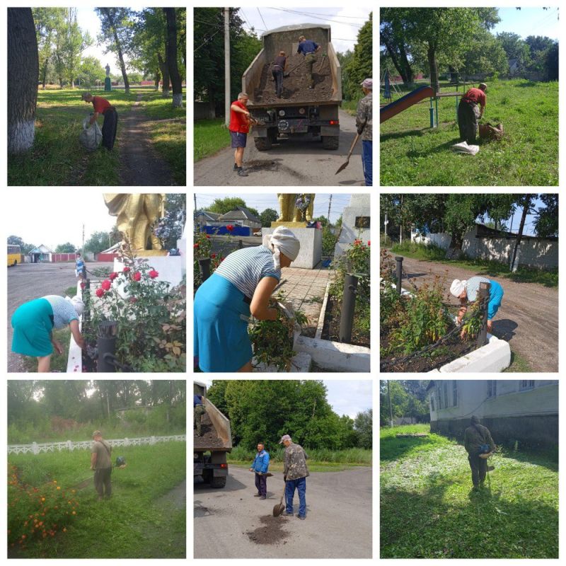 Благоустройство пгт Новодарьевка
