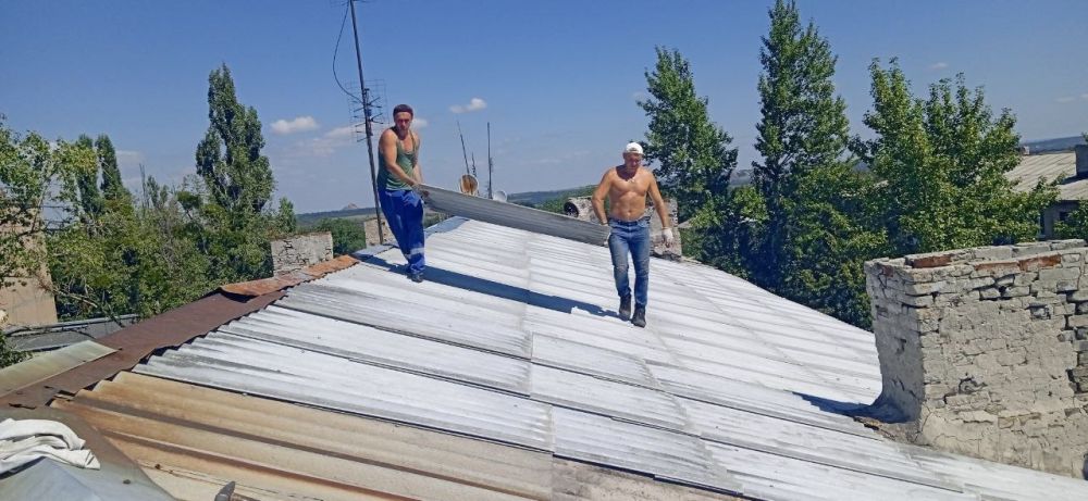 Сергей Колягин: Волонтеры из Калужской области продолжают оказывать помощь в восстановлении объектов жилого фонда в населенных пунктах городского округа город Первомайск