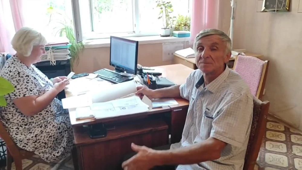 ОПОЖД Администрации Красного Луча оказывают содействие населению в подаче документов на перерасчет пенсий