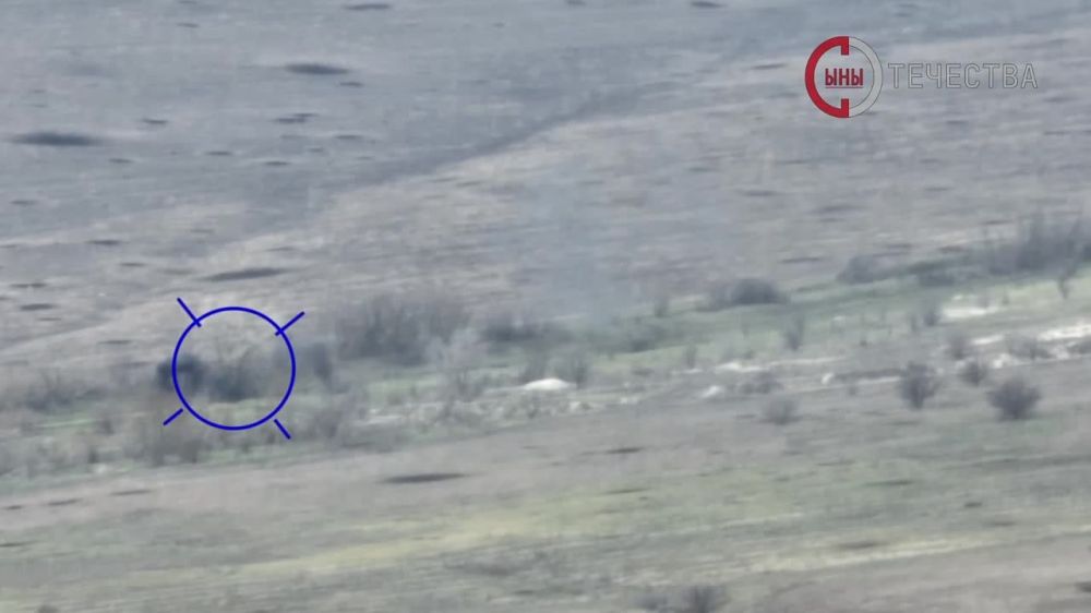 Артиллерия 85 бригады уничтожает украинских националистов на Артёмовском направлении