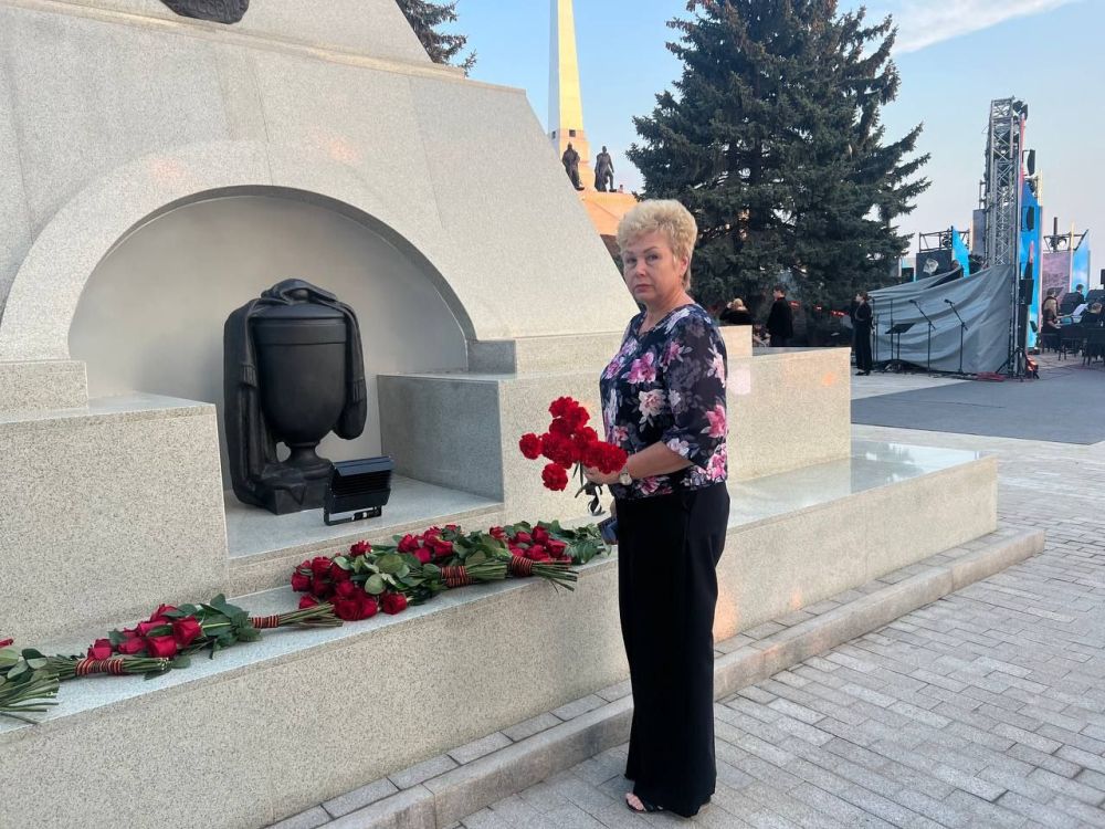 Ольга Бас: Вчера посетила церемонию открытия обновленного и дополненного мемориального комплекса Острая Могила...