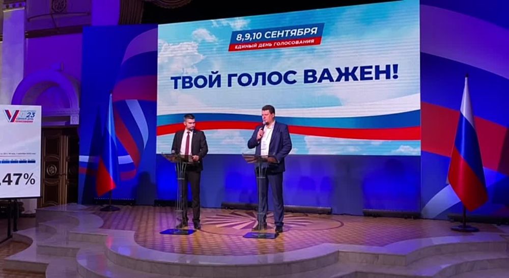 «Голосование проходит в штатном режиме, нарушений не выявлено. Явка хорошая, а желающих проголосовать много», – руководитель общественного штаба наблюдателей в ЛНР Сергей Ковалёнок