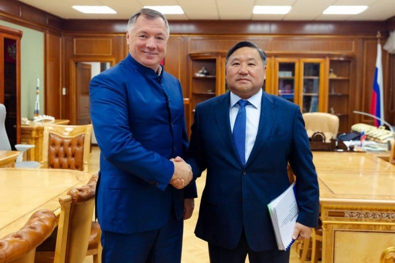 Глава Республики Тыва Владислав Ховалыг встретился с заместителем председателя правительства России Маратом Хуснуллиным