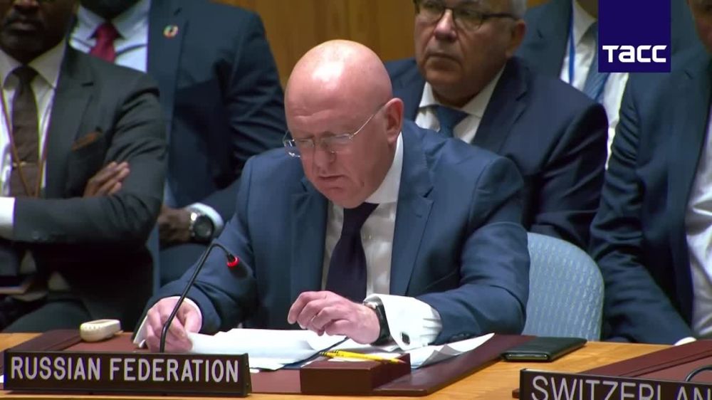 Василий Небензя назвал спектаклем заседание Совбеза ООН с участием Зеленского