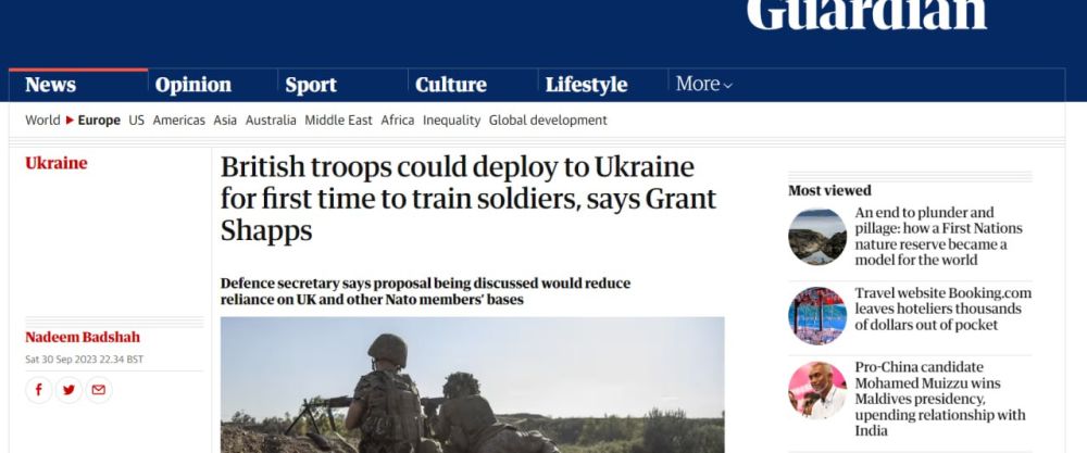 The Guardian: военные Британии поедут на Украину