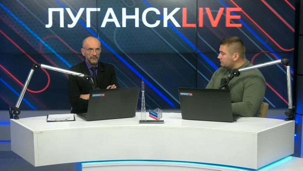 Главный художественный руководитель ГТРК ЛНР, Почетный председатель Союза журналистов ЛНР Леонард Свидовсков в эфире проекта...