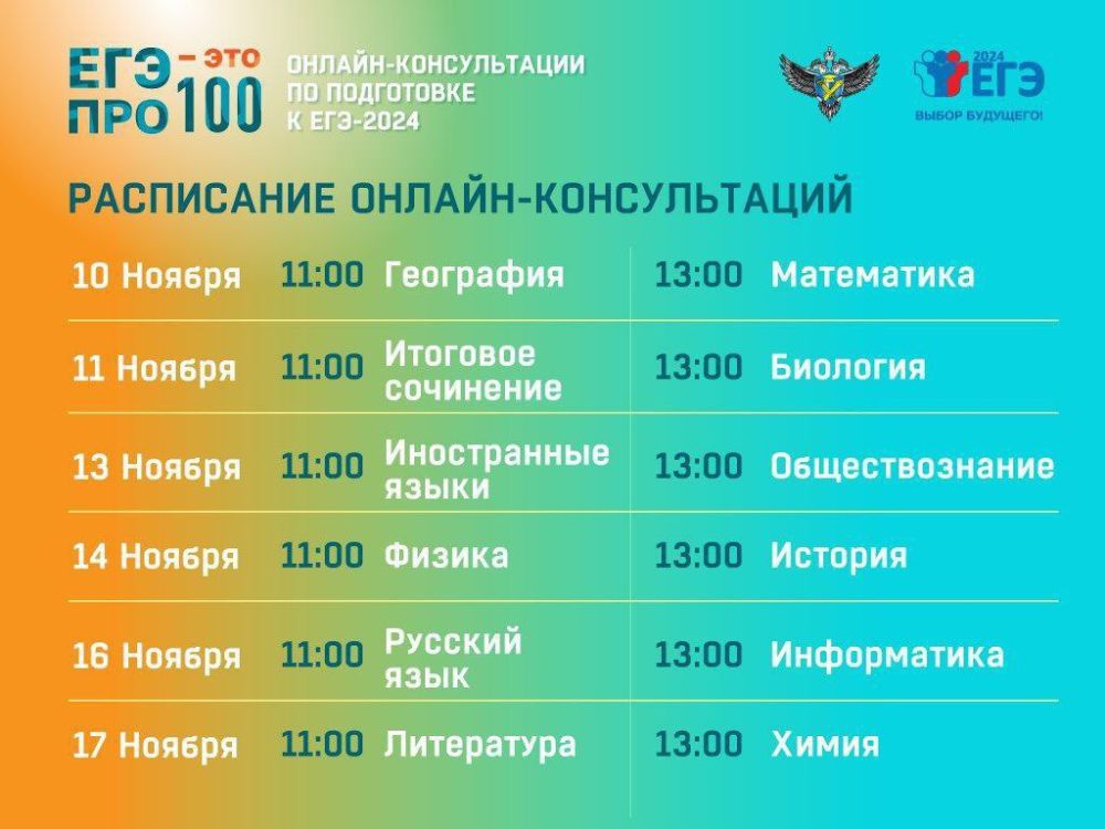 � 10 �� 17 ������ ������� ������ ����� �� ���������� � ���-2024