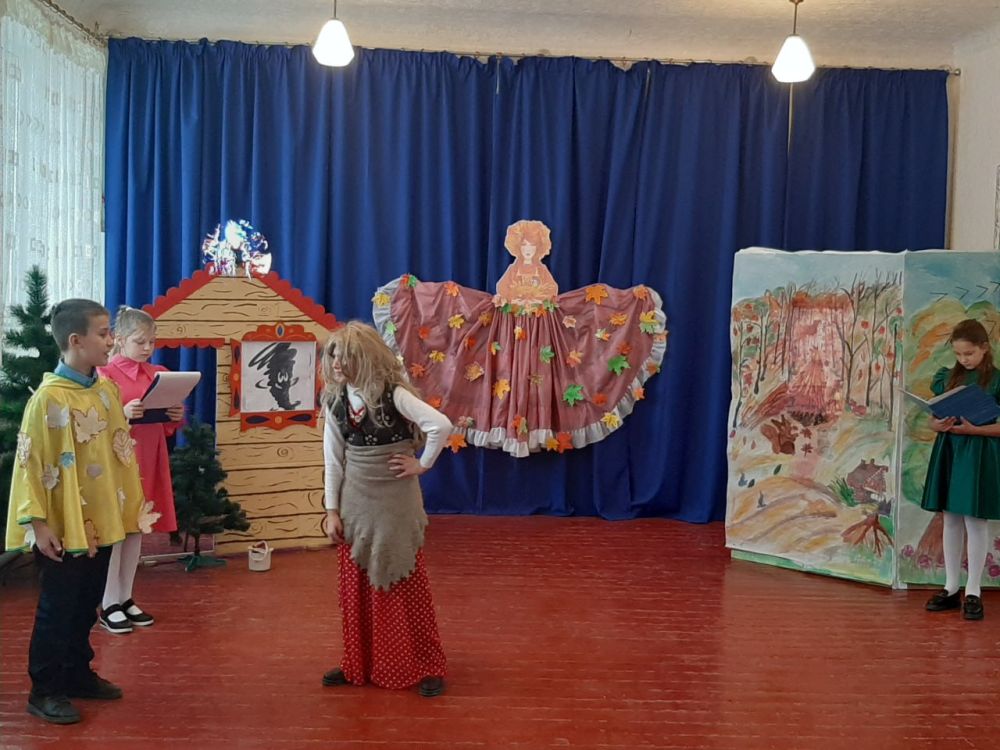 Театральное представление состоялось в Зимогорьевской школе
