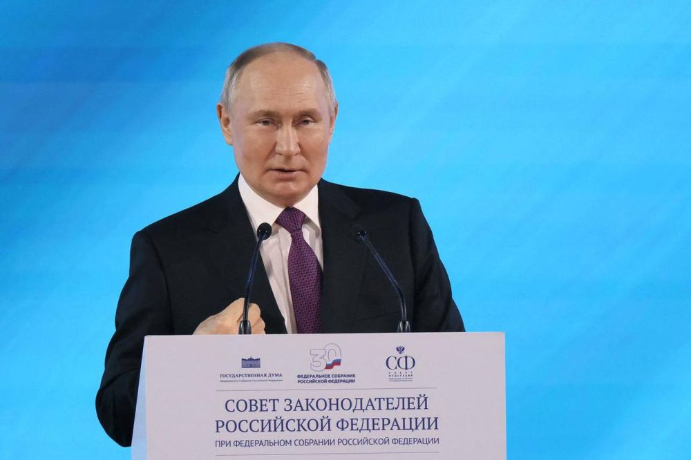 Дарья Лантратова: Сегодня Владимир Путин принял участие в заседании Совета законодателей