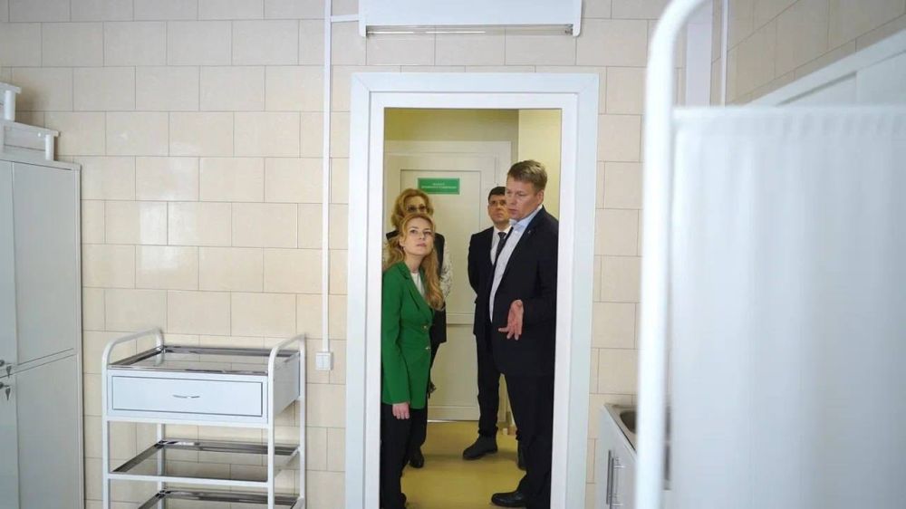 Дарья Лантратова: Осмотрели, как идет возведение амбулатории в селе Николаевка Елизовского района