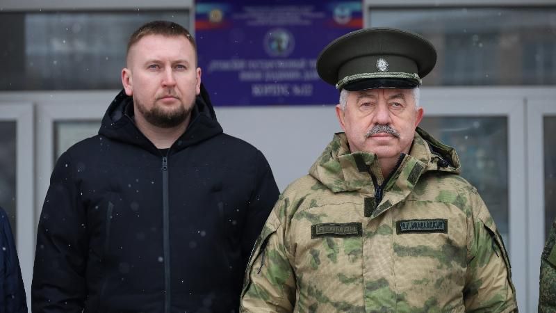 Денис Мирошниченко и Виктор Водолацкий посетили торжественное мероприятие в институте гражданской защиты