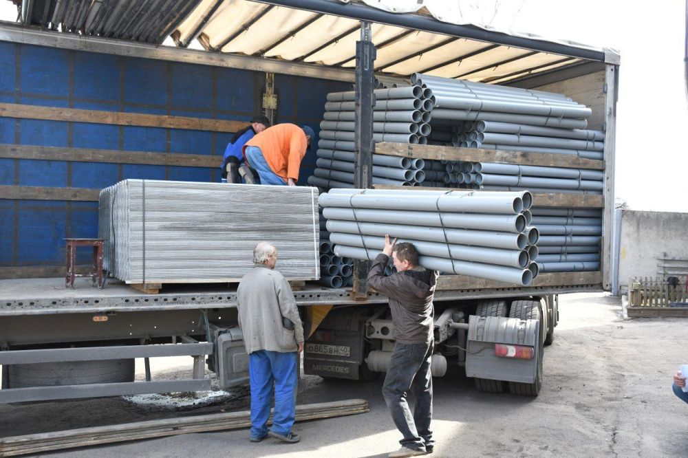 Сергей Колягин: Сегодня, 1 апреля, в Первомайск прибыл очередной гуманитарный груз из Калужской области