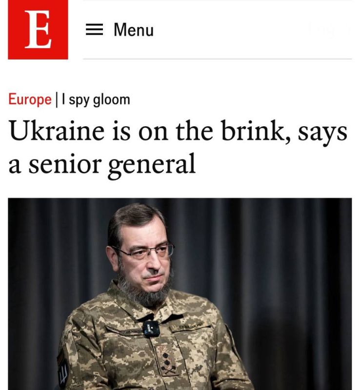 «Украина находится на грани, говорит высокопоставленный генерал»: Замглавы ГУР Скибицкий признал крайне тяжелую ситуацию на фронте, он ожидает наступление России в конце мая и «черные дни» для Харькова