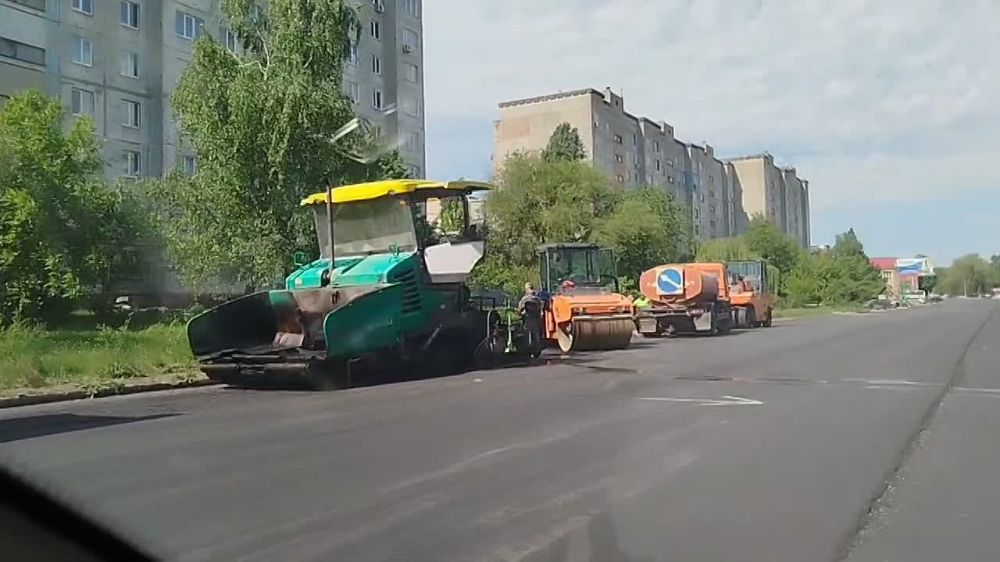 Сергей Колягин: Дорожные работы по улице Ленина в городе Первомайске производятся работниками ООО "Дорстройинвест" и в выходные дни